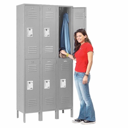 Global Industrial 36 in W, 12 D, 78 in H, Gray 254124GY